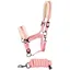 Ensemble licol et longe pour cheval Harrys Horse Love - Rose - Cob