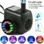 Pompe fontaine pour bassins et aquariums - Virex® - 15W - Débit 800L/h - 12 LED intégrées - Montage vertical/horizontal