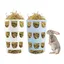 Rtelier Foin pour Lapin - Mangeoire Hangable pour Petits Animaux - Accessoire de Cage Plastique MANGEOIRE