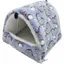 Couchage Rongeur Peluche Petite Maison Hamster Hamac Jouet Lit Cabane pour Cochon dInde Lapin Chinchilla Furet Violet S Odipie