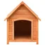 Clarence - TOP* Meuble/Maison/ Niche pour chiens - naturel magnifique - Bois de pin et de sapin massif 72x85x82 cm EU4780