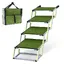Escalier pour chien - PRIORPET - 4 Marches - Marquage phosphorescent - Surface antidérapante herbe