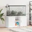 Support pour aquarium - vidaXL - Bois dingénierie - Blanc - 121x41x58 cm