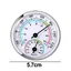 Thermomètre dintérieur et dextérieur 2 en 1 Jauge dhumidité de la température Hygromètre analogique pour lintérieur et