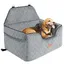 Siège D'auto pour Chiens Petits 25 kg-VEVOR-Siège Rehausseur Imperméable pour Chien-Lit pour Animal de Compagnie-Gris