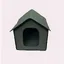 Niche pour chien - PZCC - Abri extérieur pliable - Imperméable - Vert - Taille M