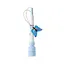 Jouet pour chat 26x6cm papillon électrique automatique ventouse puissante incassable longue tige flexible plume chat interactive