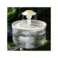 Fontaine à eau pour chat - Phoesky - 1L - Texture bois - Transparent - 15x15x15 cm - USB - Eau courante - Sans piles