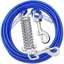 Chaine Chien Acier Inoxydable 3m Câble d& 39 attache pour Chiens Laisse Résistante à Morsure avec Amortisseur Bleu Laisses LAISSE