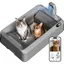 PUROBOT Crystal Duo Litiere Chat Autonettoyante Bac Litière Autonettoyante Révolutionnant avec Caméra IA Espace OuvertSurveillan