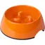 Gamelle Anti Glouton - PZCC - Mélamine - Antidérapante - Pour Chien et Chat - Orange