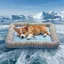 Lit de refroidissement de chien Lit de soie de glace froide pour petits moyens grands chiens et chats Lits respirants pour