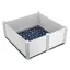 Parc de Mise Bas pour Chien-VEVOR-122x122x46 cm-Caisse de Mise Bas pour Chiens et Chiots-avec Rails et Tapis de Pipi Lavable-Blanc