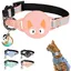 Collier Chat Airtag avec Accessoire Compatible avec Apple Airtag, Réfléchissant, Anti-Étranglement, Réglable - Rose