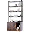 Meuble Cache Bac à Litière pour Chat-VEVOR- 85x49x149 cm-Armoire en Bois pour Cacher la Plupart des Bacs à Litière pour Chats