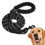 Laisse Chien Laisse de Dressage pour ChienCorde pour Chiots et Petits Moyens et Grands Chiens 12 et 15 mètres. (1.5 M Noir)