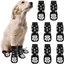 Chaussettes pour Chien - KZQ - Lot de 8 - Antidérapantes - Confortables - Taille L
