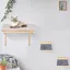 YIPEEMA. LIT MURAL EN BOIS MASSIF POUR CHAT - 3 PIÈCES - AVEC PLANCHE À GRIFFES - GRIS - 40*30*25CM.