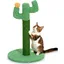 Griffoir cactus 33 cm en jute naturel base stable pour chatons et adultes vert