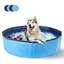 Nobleza - Piscine pour Chien, Rigide Bassin Chien, Baignoire Pliable pour Petit et Grande Chien, Chat, 160*30cm Bleu