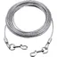 Câble dattache pour Chiens jusquà 80 kg 10M (Blanc) Animaux de Compagnie Plomb pour Chiens de Petite Moyenne ou Grande Taille