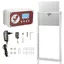 Riossad 7.8W Porte de poulailler automatique en alliage d'aluminium Porte automatique de poulailler POULAILLER