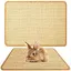 1 PCS tapis à gratter naturel pour lapin tapis de soin des griffes et des dents tapis de lapin pour cages 60 x40CM