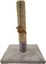 Griffoir pour Chat 42 cm  Griffoir Chat en Sisal et Polyester Résistant  Forme Simple avec Jouet Oiseau  Grattoir Chat  30x30cm