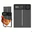 Porte Automatique pour Poulailler Ouvre-porte Automatique avec Capteur Anti-pincement Minuterie Alimentée par Piles Étanche Noir