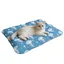 Tapis rafraichissant chat 60x90 cm motif méduse – À remplir deau 21-25L – Fraîcheur naturelle