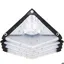 Bâche transparente 1x2m avec oeillets imperméable pour poulailler résistante poussière/pluie