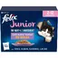 Nourriture humide pour chatons - FELIX - Junior - Gelée - Variétés mélangées - Lot de 6 sachets de 85 g