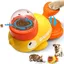 Jouet pour Chiens Jouet de Distributeur pour Chiens mangeoire interactif en Forme de Canard avec 3 couvercles