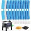 10 Packs de Filtres pour Fontaine à Eau pour Chat et 10 Packs dÉponges de Remplacement pour 9L Fontaine a Eau Chien avec