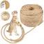 Corde en sisal naturel pour réparation et remplacement de griffoirs arbres à chat griffoirs darbre 6 mm x 15 m jardin