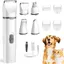 Tondeuse pour chien - Tondeuse pour animaux - Tondeuse électrique sans fil 4 en 1 - Faible bruit - Tondeuse pour animaux de
