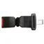 1PCS Extension Rallonge Ceinture de Securite Voiture Durable Fort Noir