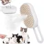 Brosse Vapeur Chat Rechargeable Brosse Vapeur Chat pour Poils Longs et Courts Chats Chiens Lapins Autonettoyant Brosse Cha BROSS