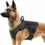 Harnais Tactique pour Chien - YYV - Taille M - Noir - Gilet à Anneaux - Entraînement