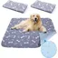 Lot de 2 tapis absorbants lavables et réutilisables pour chiots absorbants rapidement pour chiens chats et cochons dInde.
