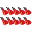 Abreuvoir Poules 10pcs Abreuvoir Poule à La Volaille Bols Distributeur De Boisson Rouge Troupeau Canard Oiseau Alimentation Eau