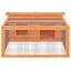 Bon plan Clapier Lapins Petit enclos - JILI HOT - Clapier marron 1175x97x475cm - - Bois de pin massif - Pour Jardin