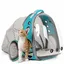 Sac à dos à bulles pour chatsac à dos extensible transparent à bulles pour chaton et petit chien jusquà 55 kg
