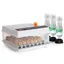 Couveuse Oeuf Automatique 48 œufs, Retournement Automatique des œufs, Contrôle de la Température, Humidification, avec Lampe à œuf