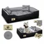Panier pour chien PRESTIGE 145x115 cm imperméable gris
