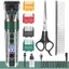 Tondeuses pour Chiens Poil Long Epais Professionnelle faible bruit IPX7 tanche kit de toilettage pour couleurs TONDEUSE POUR ANIMAL