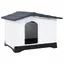 Gris Niche pour chien cage polyvalente Gris 905x68x66 cm Polypropylène A328