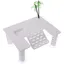 Plateforme descalade pour terrarium - XVX - Multifonction 172x138 cm - Surface antidérapante - Plastique durable - Compact