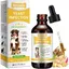 Traitement Naturel des Infections à Levures pour Chien-Soulage OtitesDémangeaisons Cutanées et RougeursRenforce lImmunité60mL
