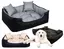 Lit pour chien ECCO 130x105 cm imperméable gris
